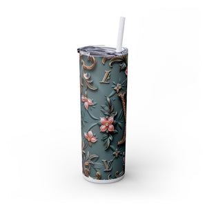 Floral 3D Stainless Steel Tumbler