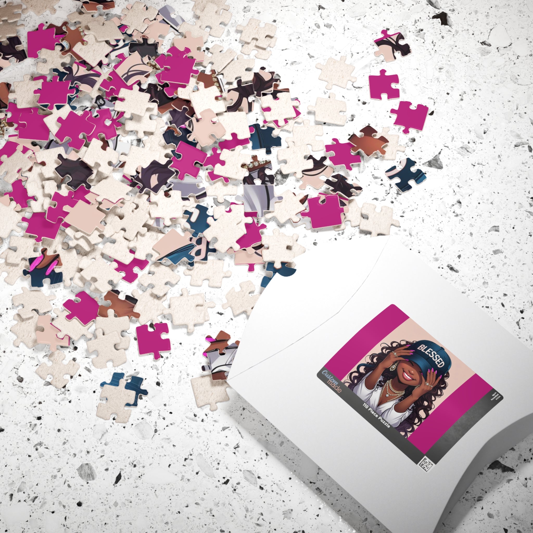 African American Jigsaw Puzzle, Inspirational Puzzle Game for Adults & Kids,