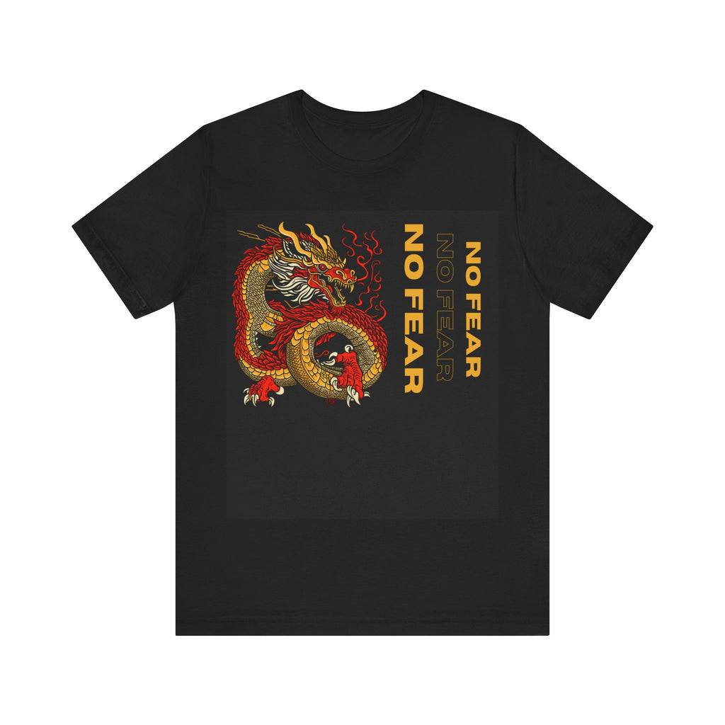 Unisex "No Fear" T-Shirt / Short Sleeve /Dragon