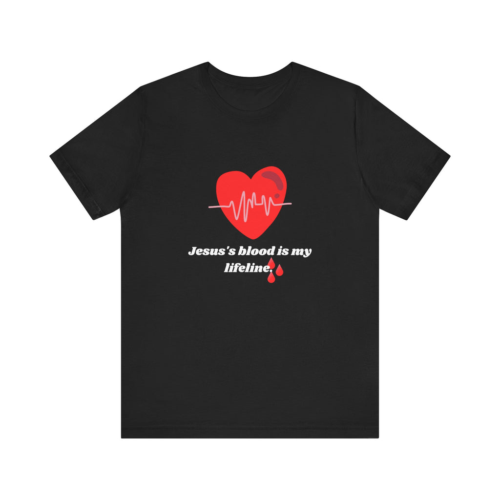 Unisex "Jesus's blood" T-Shirt / Short Sleeve / Soft Cotton