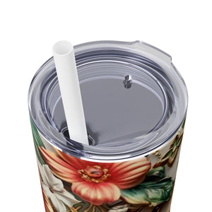 Floral 3D Stainless Steel Tumbler